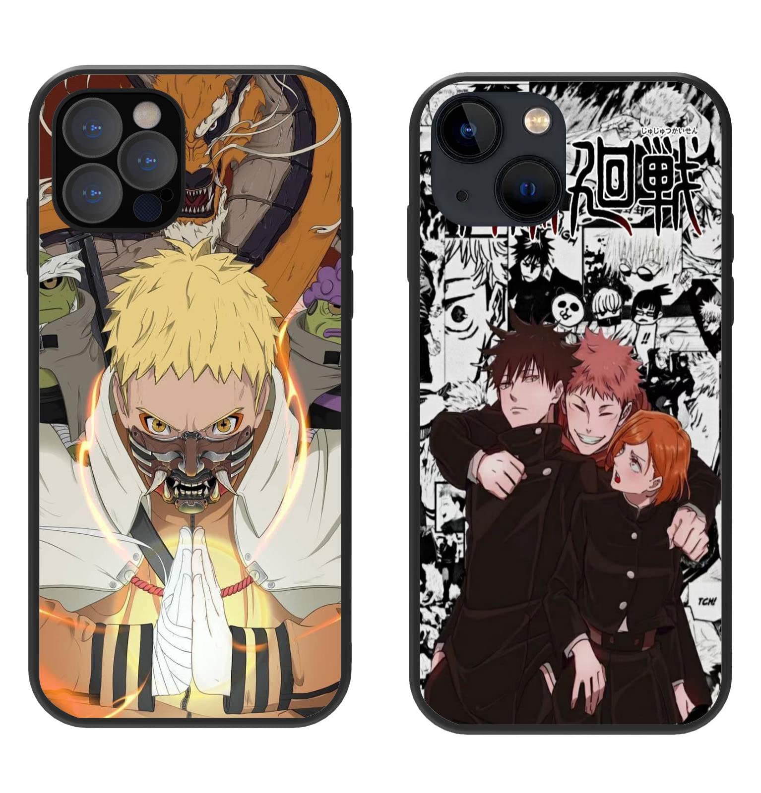 Anime Phone Case Compatible with iPhone 13 - Satoru Gojo Character Design | Trendy Protective Cover for Teens & Adults | Perfect for School, Work & Anime Conventions