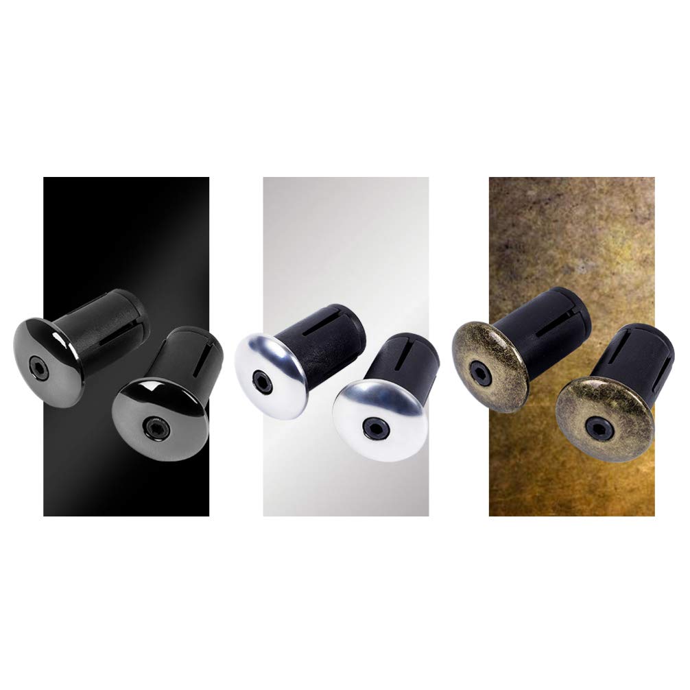 FAVOMOTO 4pcs Aluminum Alloy Bike Handlebar End Plugs - Durable Mountain & Road Bicycle Bar End Caps for Safety Protection | Perfect for Cycling, Commuting, and Outdoor Adventures
