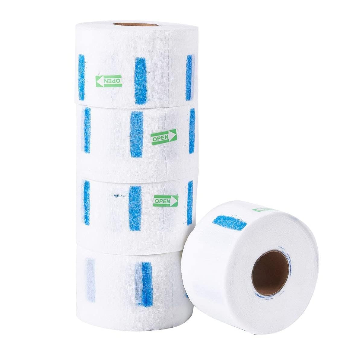 SPARKLINE Disposable Neck Ruffle Roll Paper Strip Tissue for Salon & Barber Shops | Hygiene Protection for Haircuts, Shaves & Beauty Services