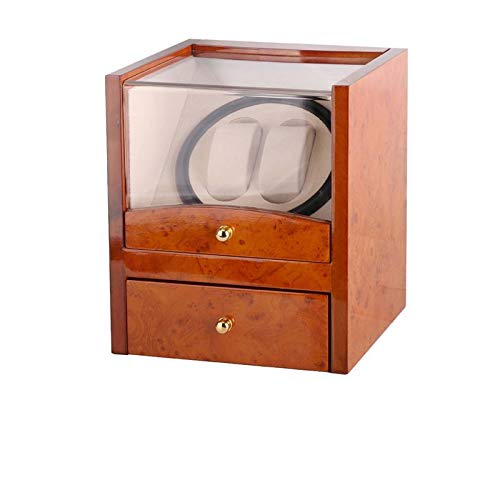 Premium Wooden Watch Winder Box with Single Motor - Automatic Mechanical Watch Storage & Display Case for Watch Collection (Color: W115H, US Plug) - Perfect for Watch Enthusiasts & Luxury Watch Storage at Home or Office