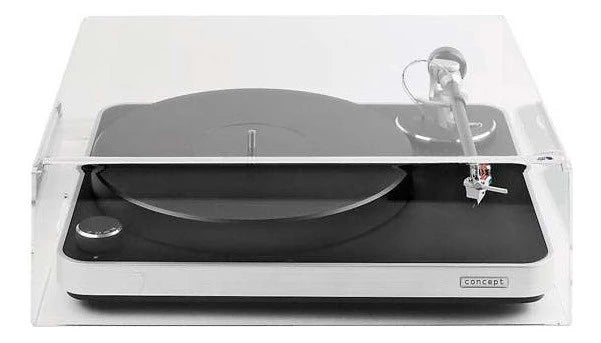 Clear Acrylic Turntable Dust Cover for Vinyl Record Players – Protects Your LP Records from Dust & Scratches – Perfect for Home Audio & DJ Setups