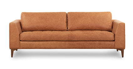 Calle 90 Sofa - Modern 3-Seater Couch with Soft Fabric & Sturdy Frame - Perfect for Living Room, Lounge & Small Spaces