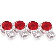 4-Pack Telephone Wire Splice Connectors - Weatherproof Gel-Filled for Outdoor/Indoor Use - Ideal for Home, Office & Telecom Repairs