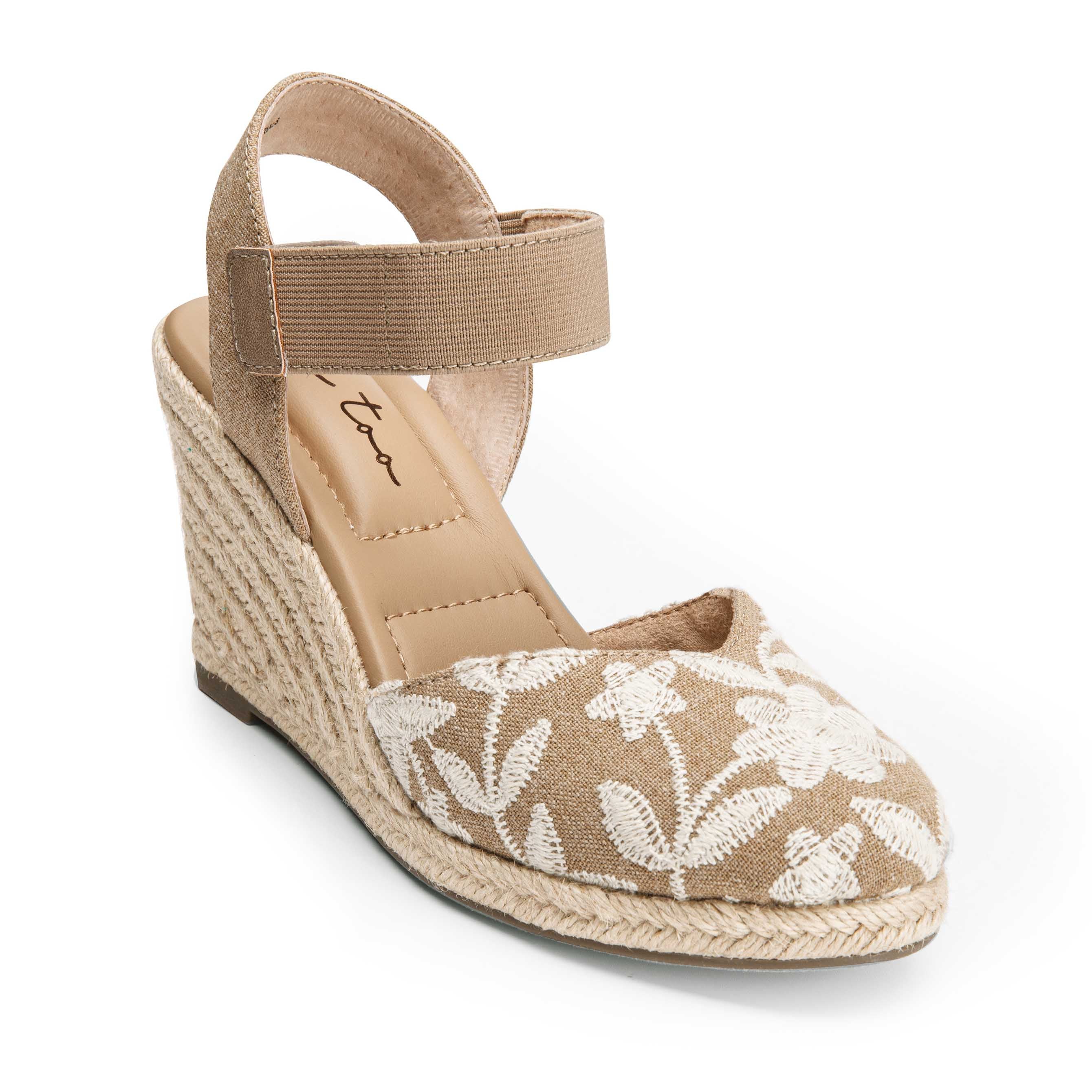 Women's Comfortable Bay Espadrille Wedge Sandals - Summer Casual Shoes for Beach, Vacation & Outdoor Walking