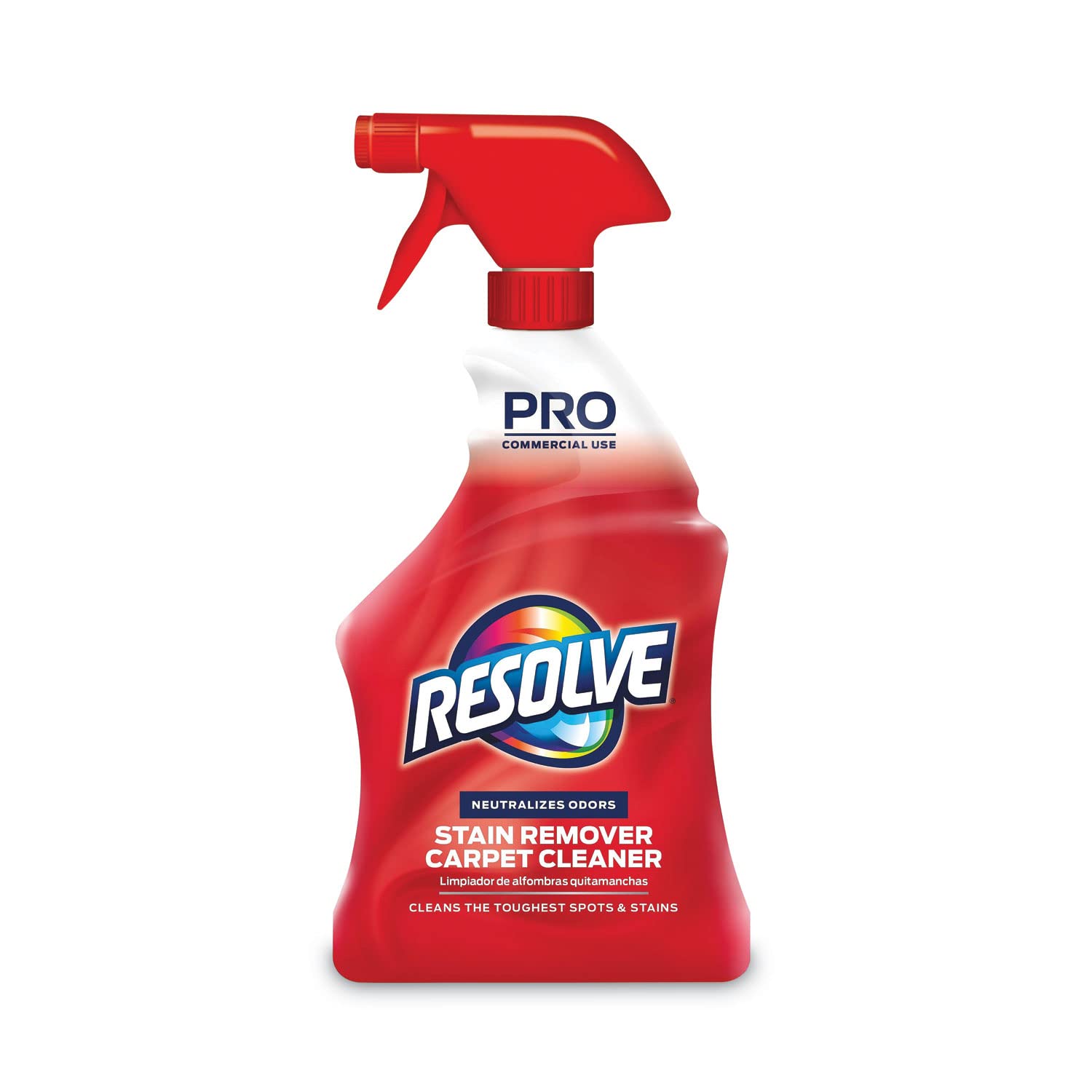 Professional RESOLVE® Carpet Cleaner - 32oz Spray Bottle (Pack of 12) - Deep Cleaning for Stains, Odors & High-Traffic Areas - Perfect for Home, Office & Pet Owners