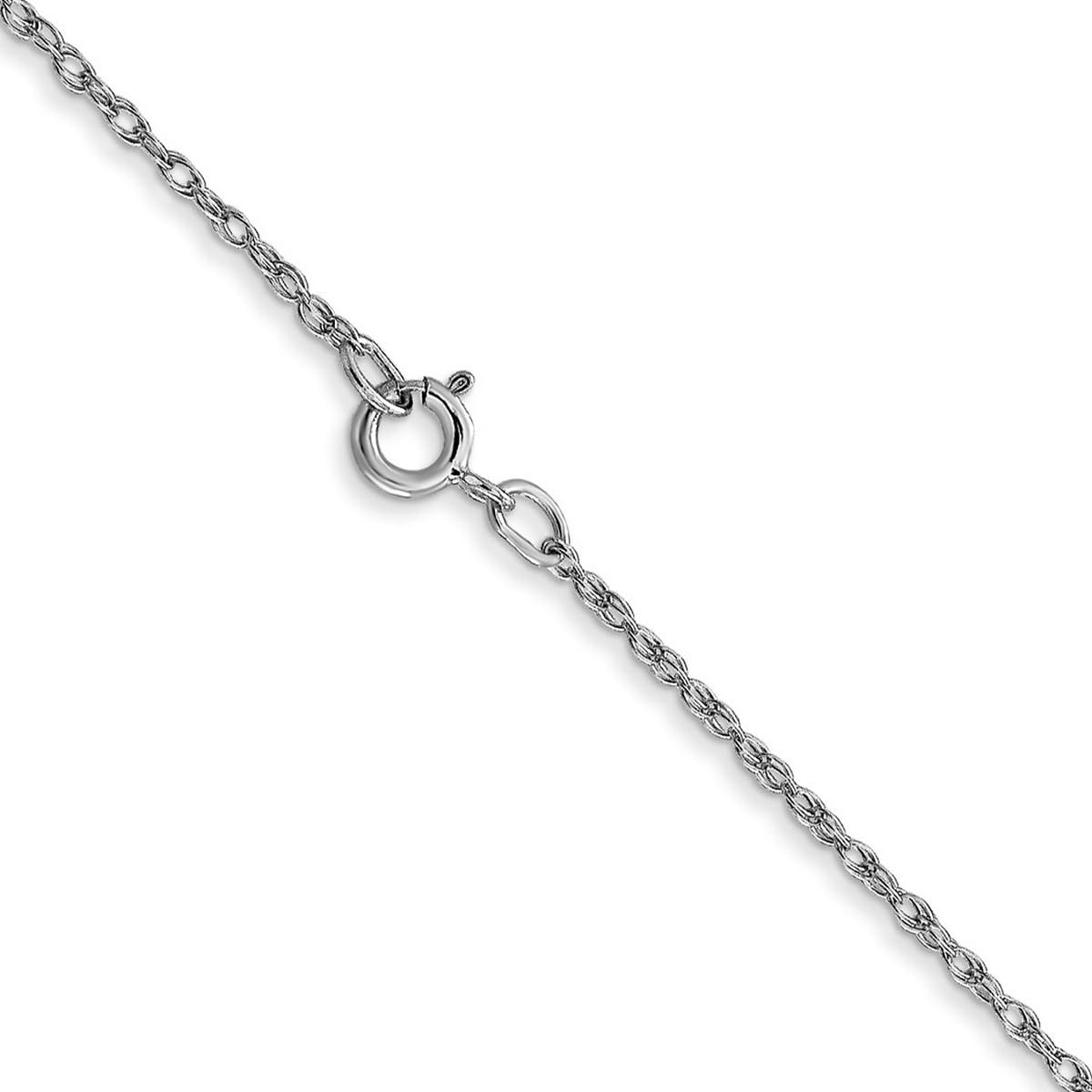 14K Gold Carded Cable Rope Chain Necklace for Women & Men - Rose Gold, White Gold, Yellow Gold Options in 13