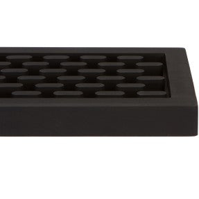 Premium Black Silicone Bar Mat - Non-Slip, Heat-Resistant & Easy to Clean - Perfect for Bartending, Mixing Cocktails & Kitchen Counter Protection