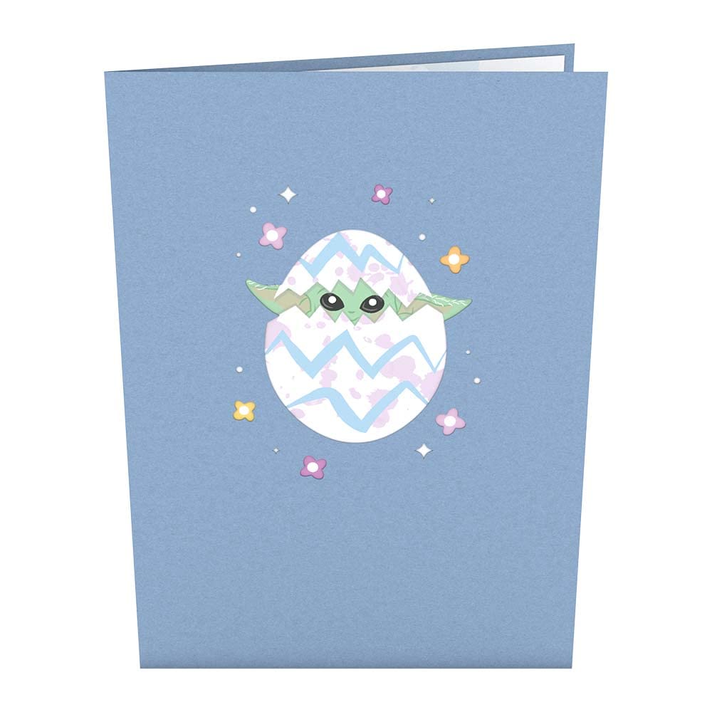 Lovepop Star Wars™ The Mandalorian™ 3D Pop-Up Easter Card – Handcrafted Galactic Greeting Card for Easter Day – 5 x 7 Inch – Perfect for Easter Gifts, Collectors & Star Wars Fans