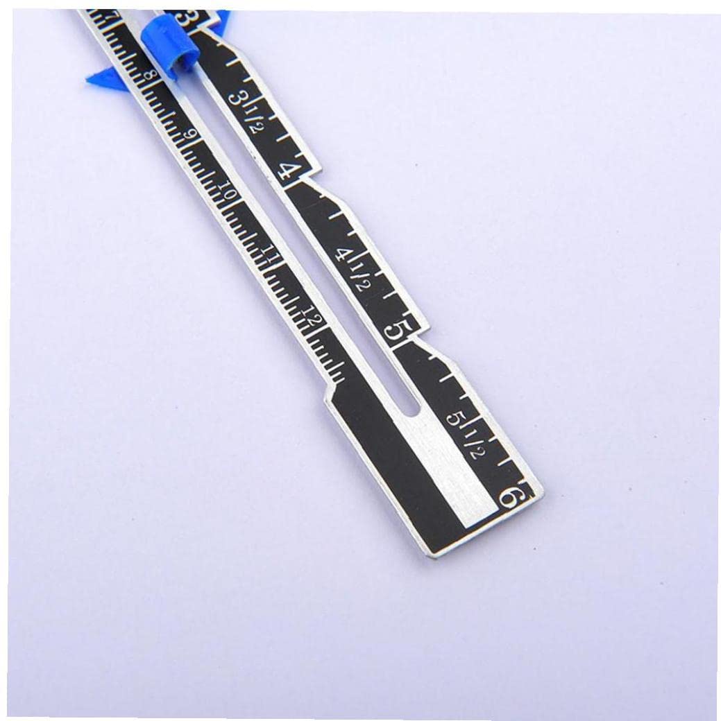 6-Inch Stainless Steel Sewing Gauge Sliding Measuring Tool - Perfect for Quilting, Knitting, Dressmaking & DIY Craft Projects | Accurate Fabric Measurement for Sewing, Tailoring & Handmade Crafts