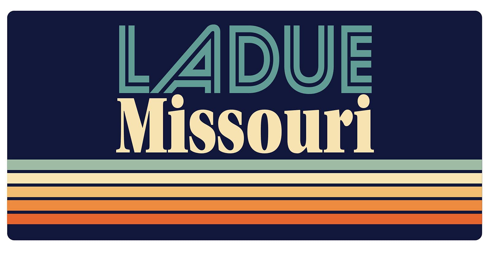 Vintage Retro Fridge Magnet 5 x 2.5 Inch - Missouri Themed Decorative Refrigerator Magnet for Home, Office & Dorm Room Decor - Perfect for Kitchens, Lockers & Bulletin Boards