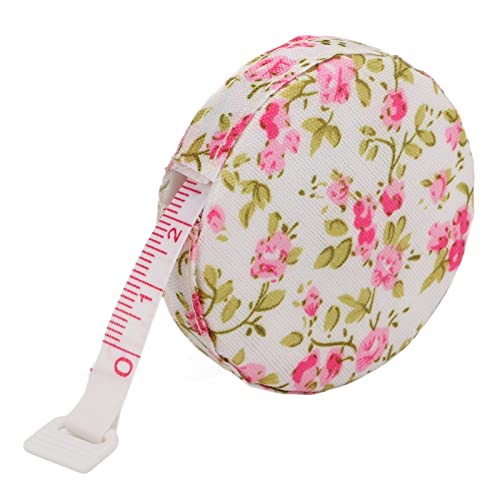 High Accuracy Lightweight Body Measuring Tape for Sewing, Tailoring & Fitness - Perfect for Dressmaking, Weight Loss Tracking & DIY Projects (Floret)