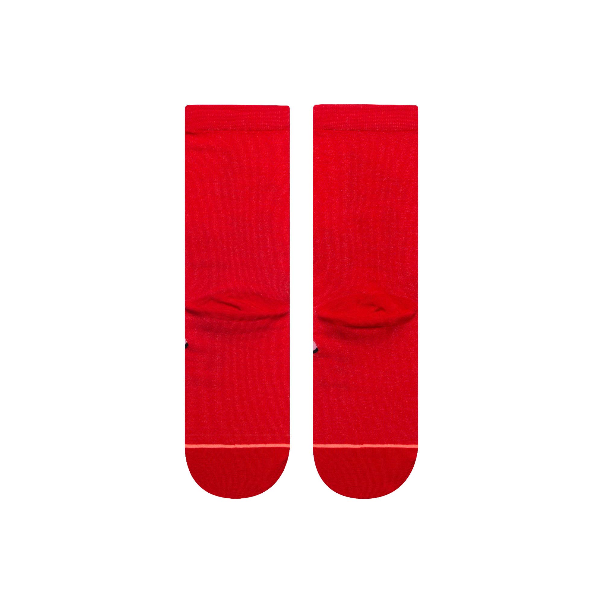 Stance Kids Girl's Pencil Me In Socks - Red (Toddler/Little Kid/Big Kid) | Size LG (2 Little Kid - 5.5 Big Kid Shoe Size) | Comfortable & Stylish for School, Play & Everyday Wear