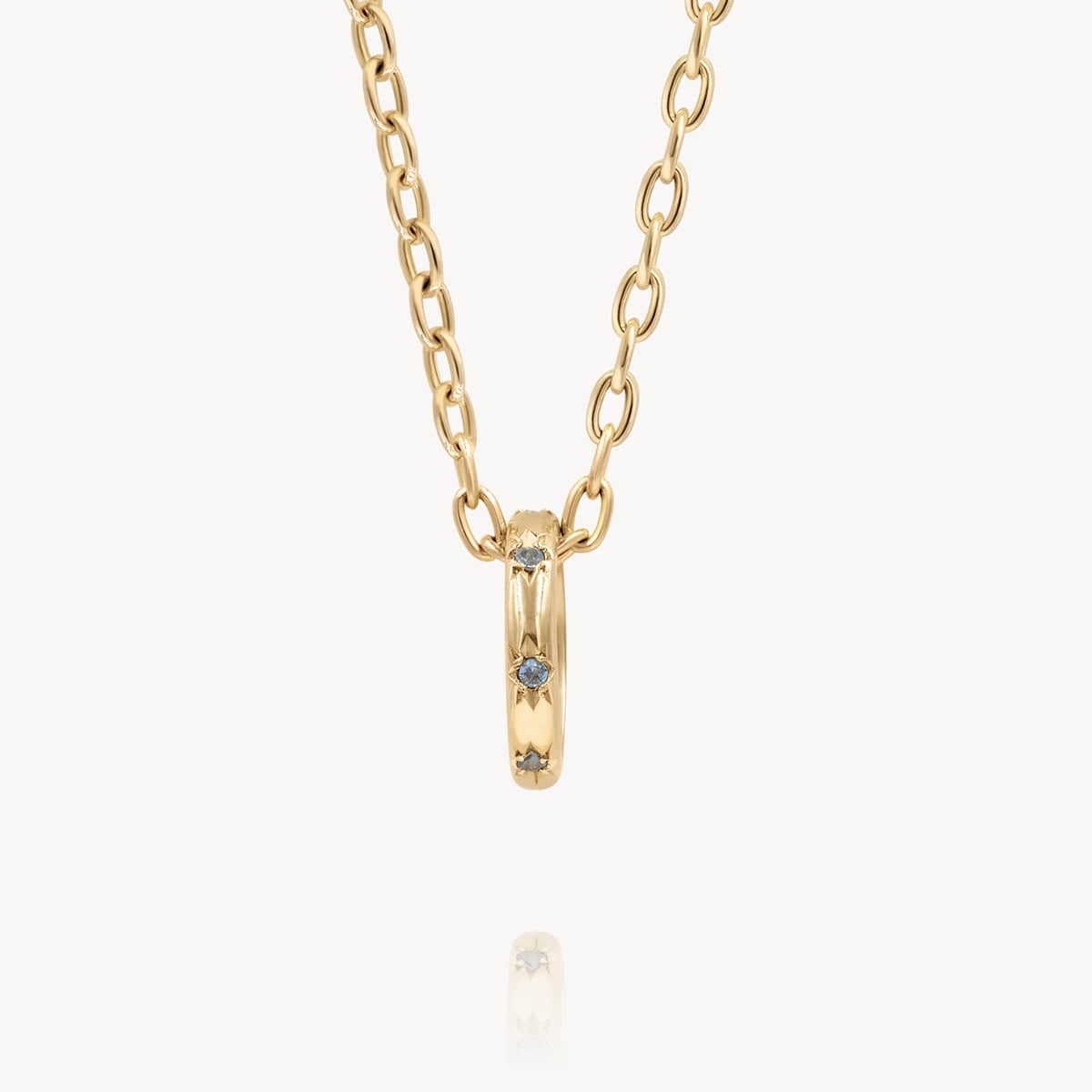 Starburst Birthstone Ring Charm Necklace - Dainty Gold/Silver Pendant for Women - Perfect Gift for Birthday, Anniversary & Mother's Day Jewelry