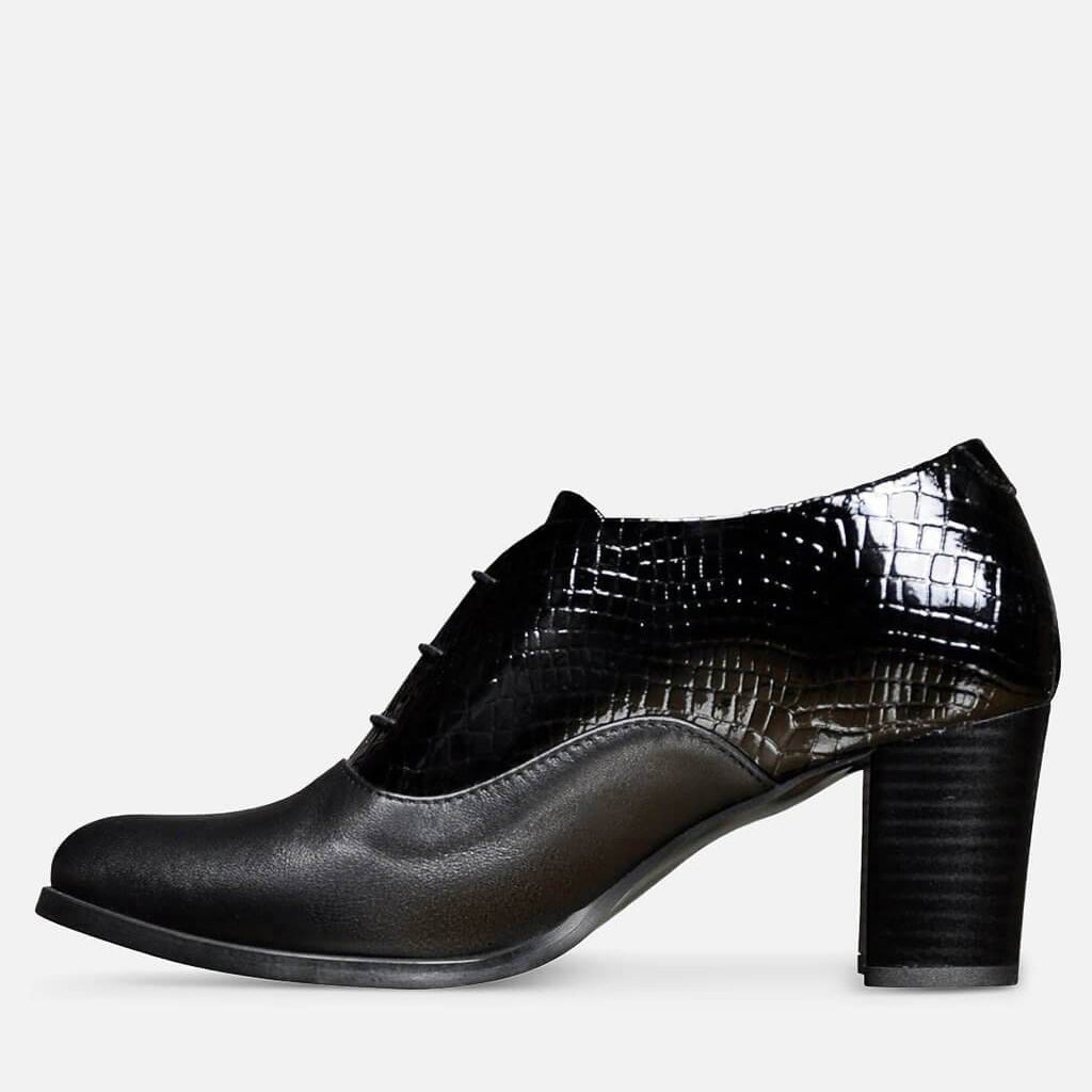 Holborn Oxford Heels - Stylish Women's Dress Shoes for Work, Office & Formal Occasions | Comfortable & Elegant Heeled Loafers for Professional Women