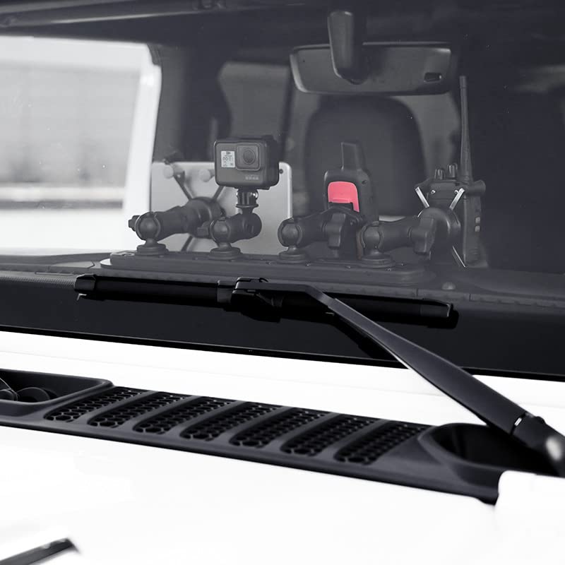 RAM Mounts Tough-Track for 2018-2023 Jeep JL/JLU/Gladiator RAM-DT-204-TRACK-A12U | Compatible with RAM Track Ball Bases | Off-Road & Adventure Gear Mounting Solution