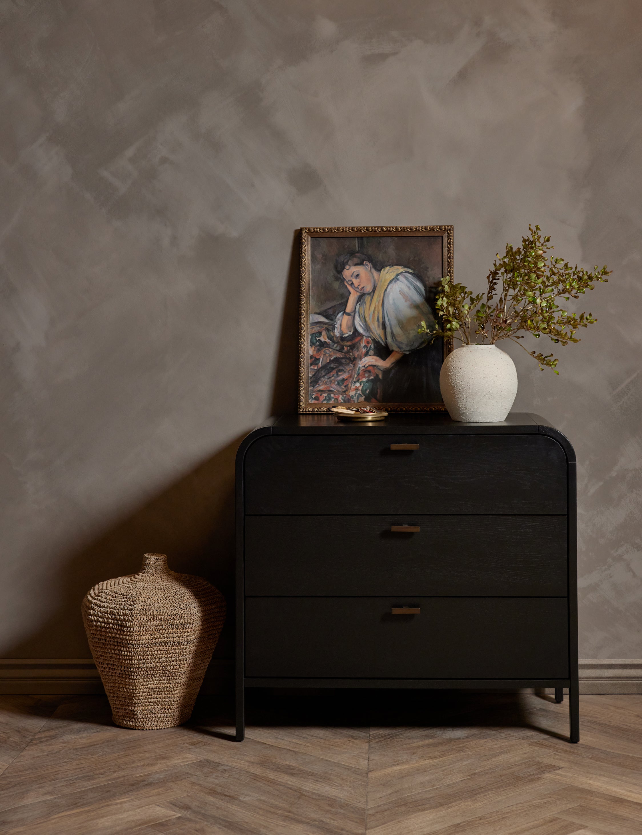 Brooke 3 Drawer Dresser - Modern Wood Bedroom Furniture for Storage & Organization | Perfect for Bedroom, Nursery, or Closet