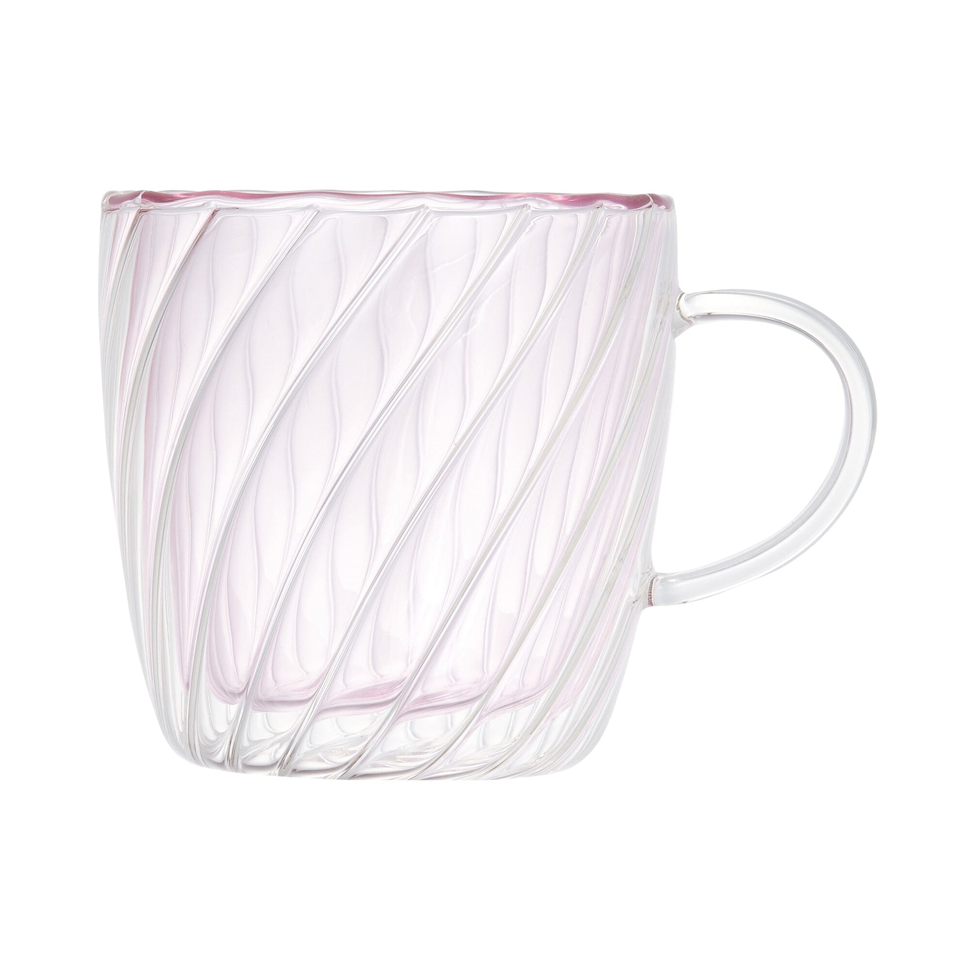 Double Wall Insulated Glass Mug with Lid - 16oz Pink Coffee Cup for Hot & Cold Drinks - Perfect for Home, Office, and Outdoor Use