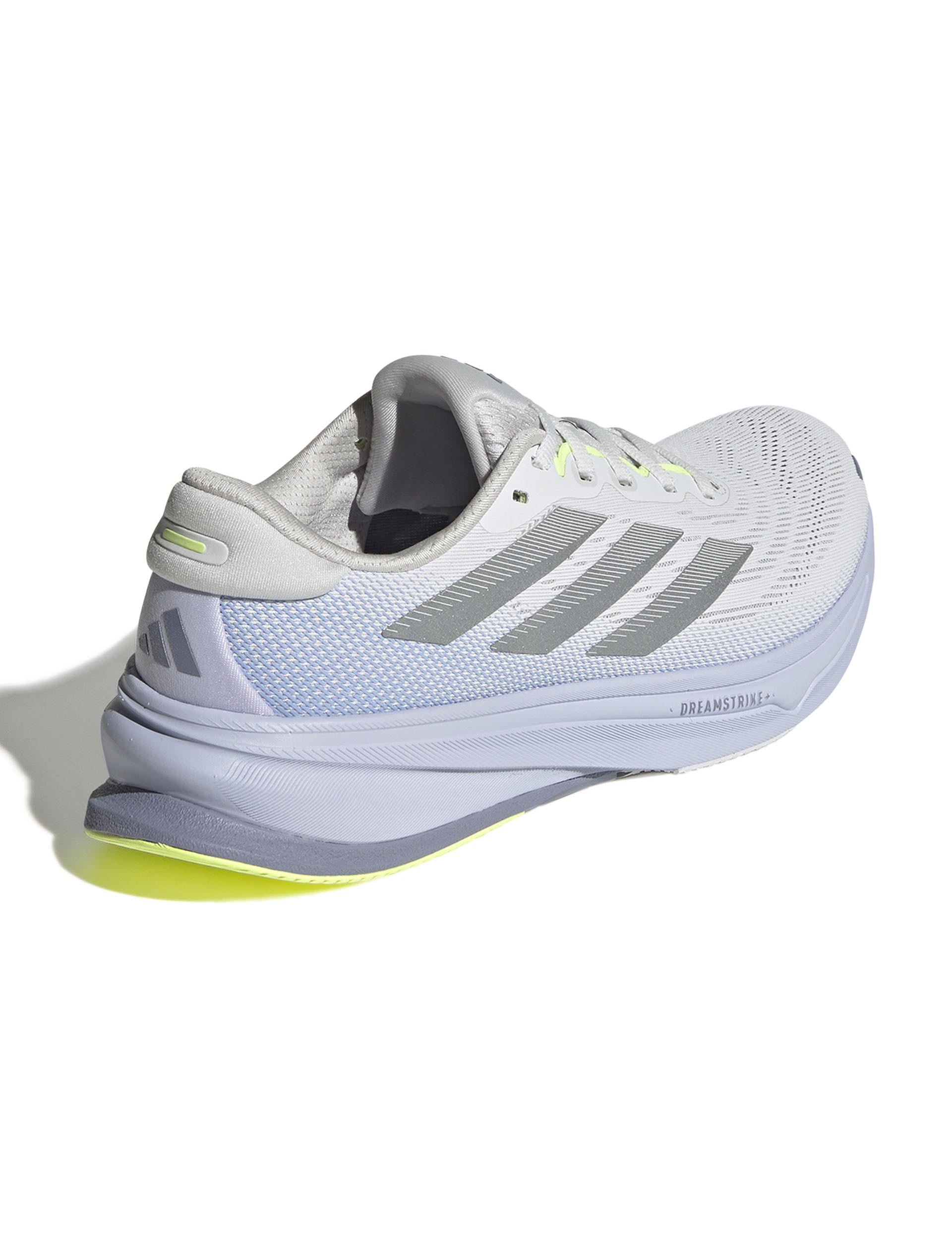 Supernova Rise 2 Running Shoes for Men & Women - Lightweight Cushioned Dash Grey/Matte Silver/Silver Violet - Perfect for Marathon Training, Jogging & Gym Workouts