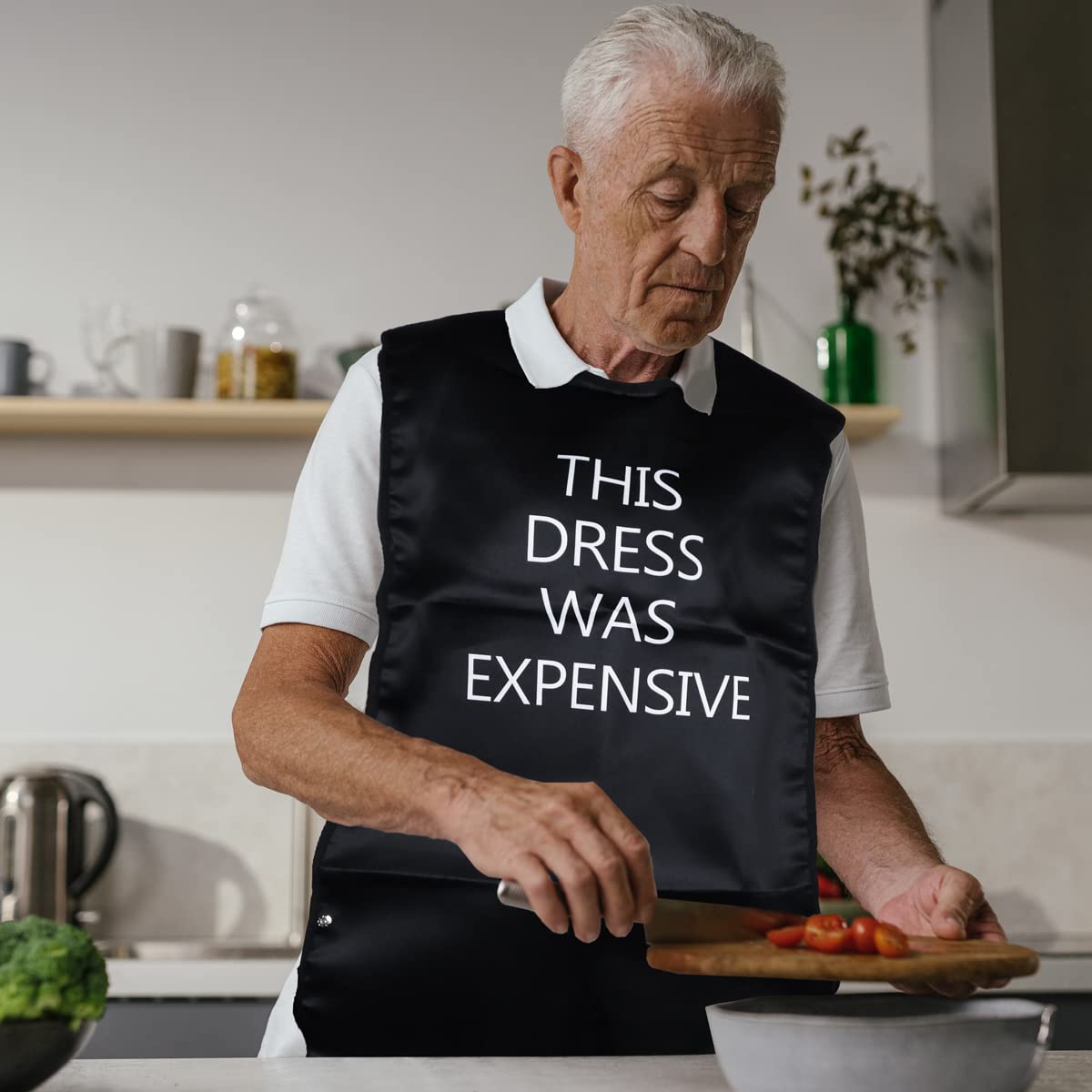 Funny Large Adult Bibs - Waterproof & Washable Clothing Protector for Men & Women | Perfect for Eating, Cooking & Gag Gifts