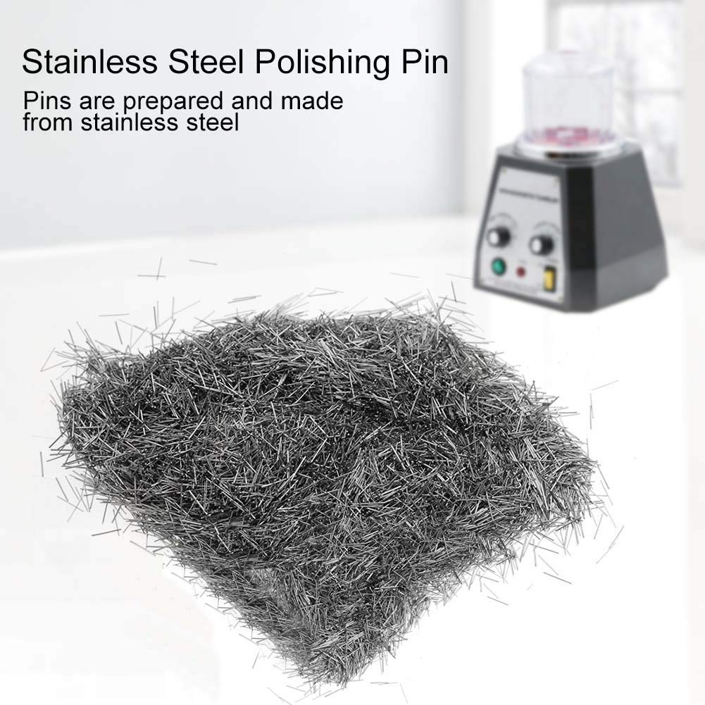 Stainless Steel Tumbling Media Pins - 0.5mm Magnetic Polishing Pins for Jewelry Buffing & Metal Polishing (100g) - Perfect for DIY Jewelry Making, Metal Cleaning, and Professional Metal Finishing