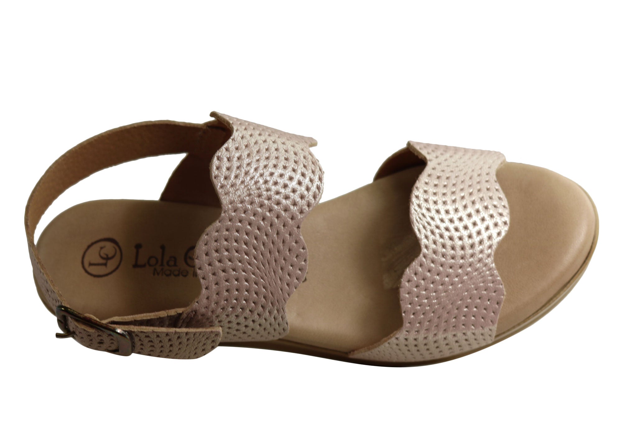 Lola Canales Belinda Women's Comfortable Leather Wedge Sandals - Handmade in Spain - Perfect for Summer Outings, Beach Vacations & Casual Wear