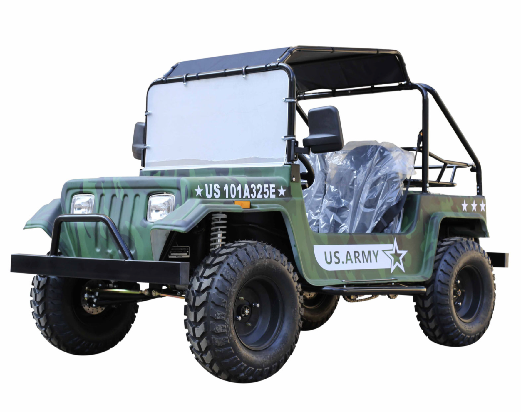 Venom 200cc Mini Jeep - Willys Edition, Full Size Automatic Off-Road Vehicle for Kids & Adults - Perfect for Backyard, Camping & Trail Adventures