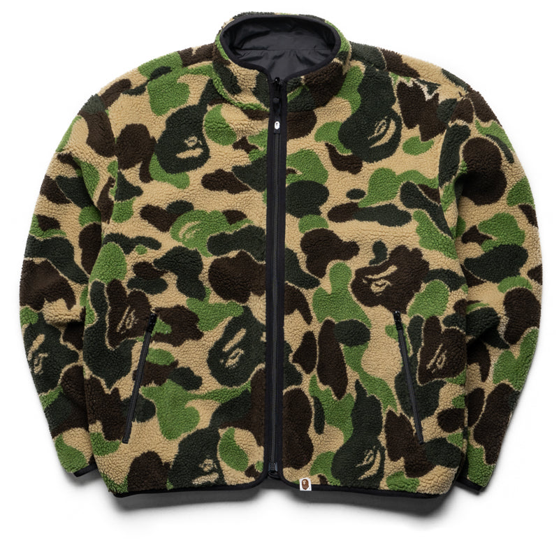 BAPE ABC Camo Boa Reversible Jacket - Green | Streetwear Fashion for Men | Perfect for Urban Outfits & Casual Wear