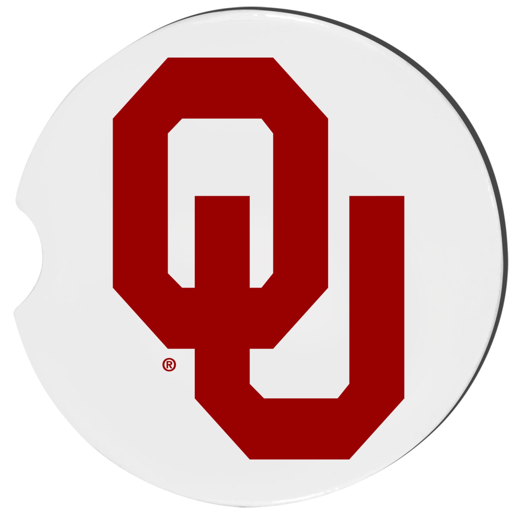 Oklahoma Sooners Car Coasters - 4-Pack Sandstone Cup Holder Coasters for OU Fans | Perfect University of Oklahoma Gifts for Game Day, Office & Home Decor