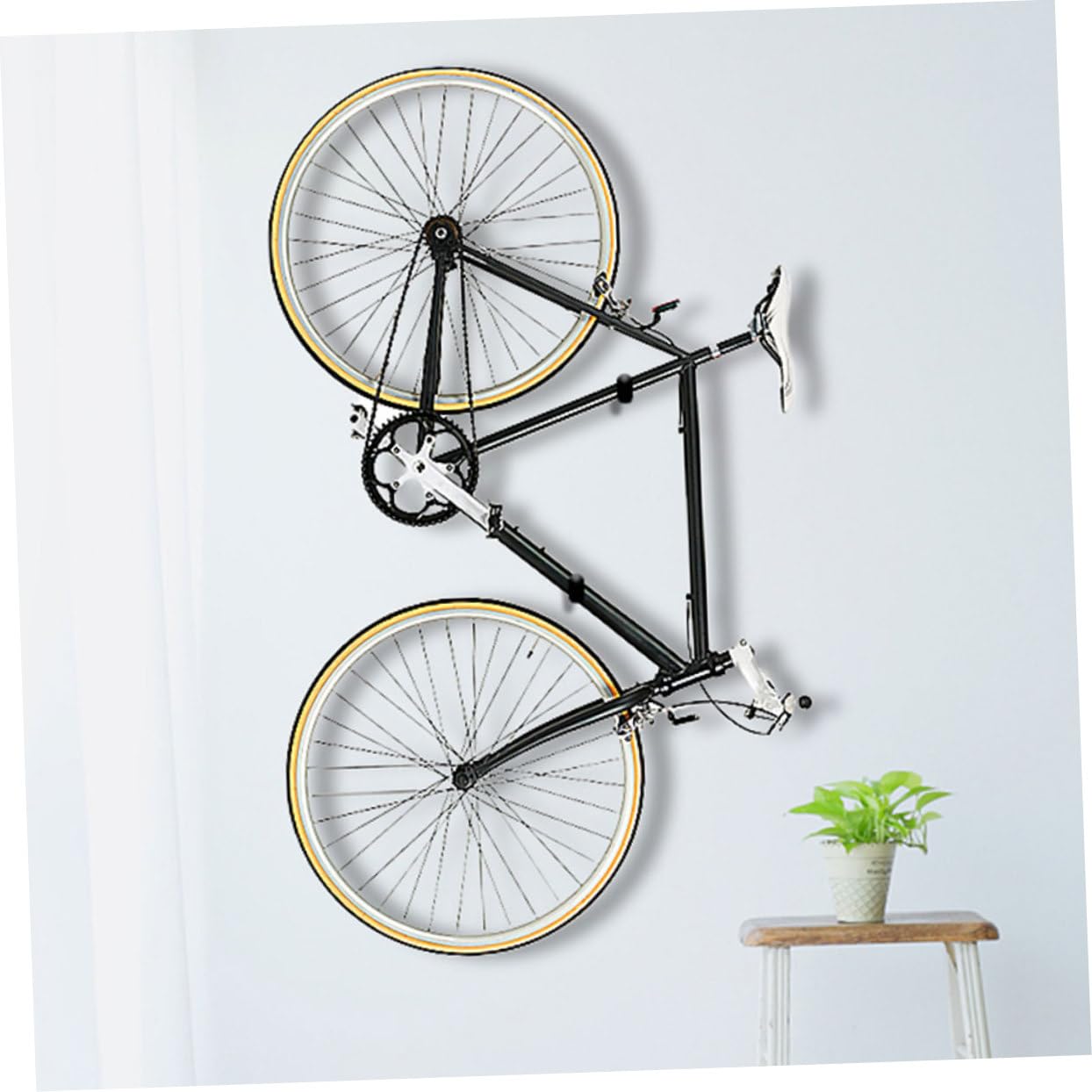 48 Pack Heavy Duty Bike Hooks - CORHAD Deep Thread Screw-in Bike Rack Hooks for Wall or Ceiling Mount - Perfect for Garage, Shed, or Bike Storage Organization