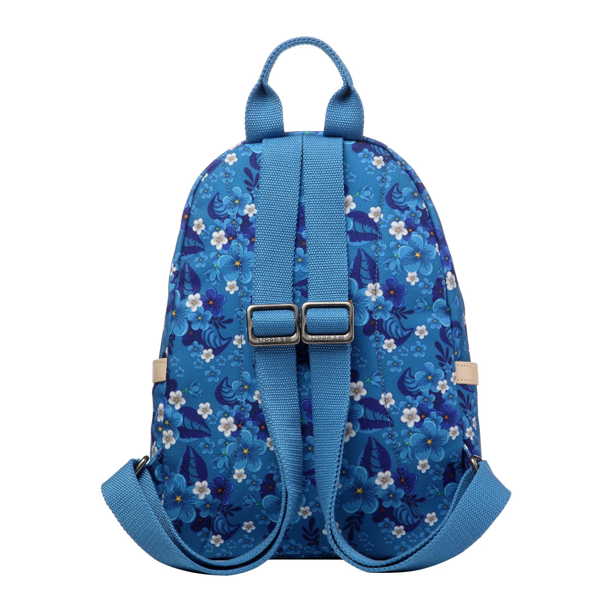TRP0255 Troop London Classic Canvas Backpack Small - Durable School & Travel Backpack for Men & Women - Perfect for College, Commuting & Outdoor Adventures