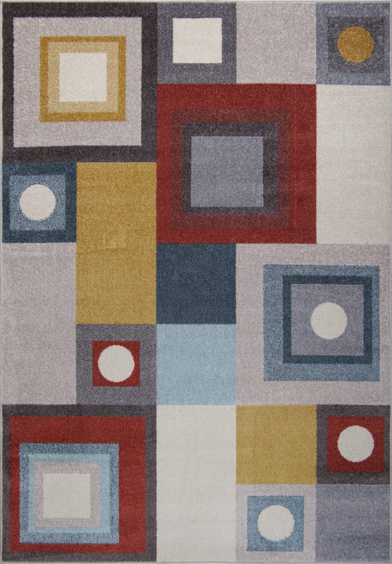 Ladole Rugs Ayala Bohemian Multicolor Area Rug 5'3