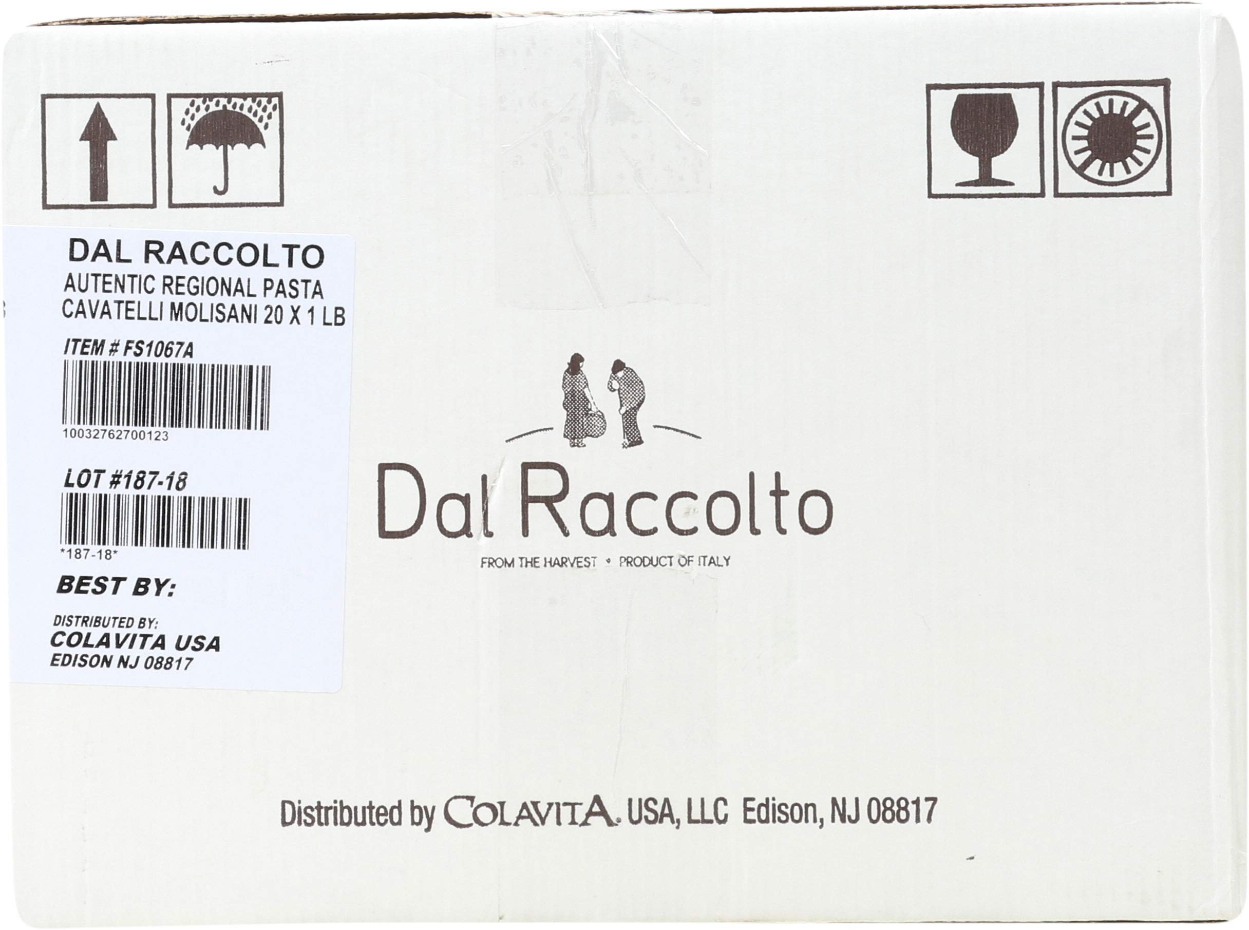 Authentic Italian Dal Raccolto Pasta - Cavatelli Molisani, 1 lb Bag | Traditional Handmade Durum Wheat Pasta for Home Cooking, Italian Cuisine & Gourmet Meals