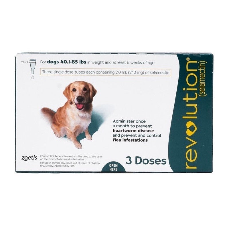 FDA Approved Revolution for Dogs & Cats - Flea & Worm Prevention Topical Treatment | Vet Recommended Spot-On Solution for Puppies, Kittens & Adult Pets | Home & Travel Protection