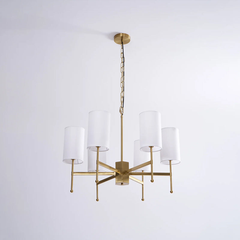 Kichler Modern Crystal Chandelier - Elegant Ceiling Light Fixture for Dining Room, Bedroom & Living Room - Stylish Home Decor Lighting Solution
