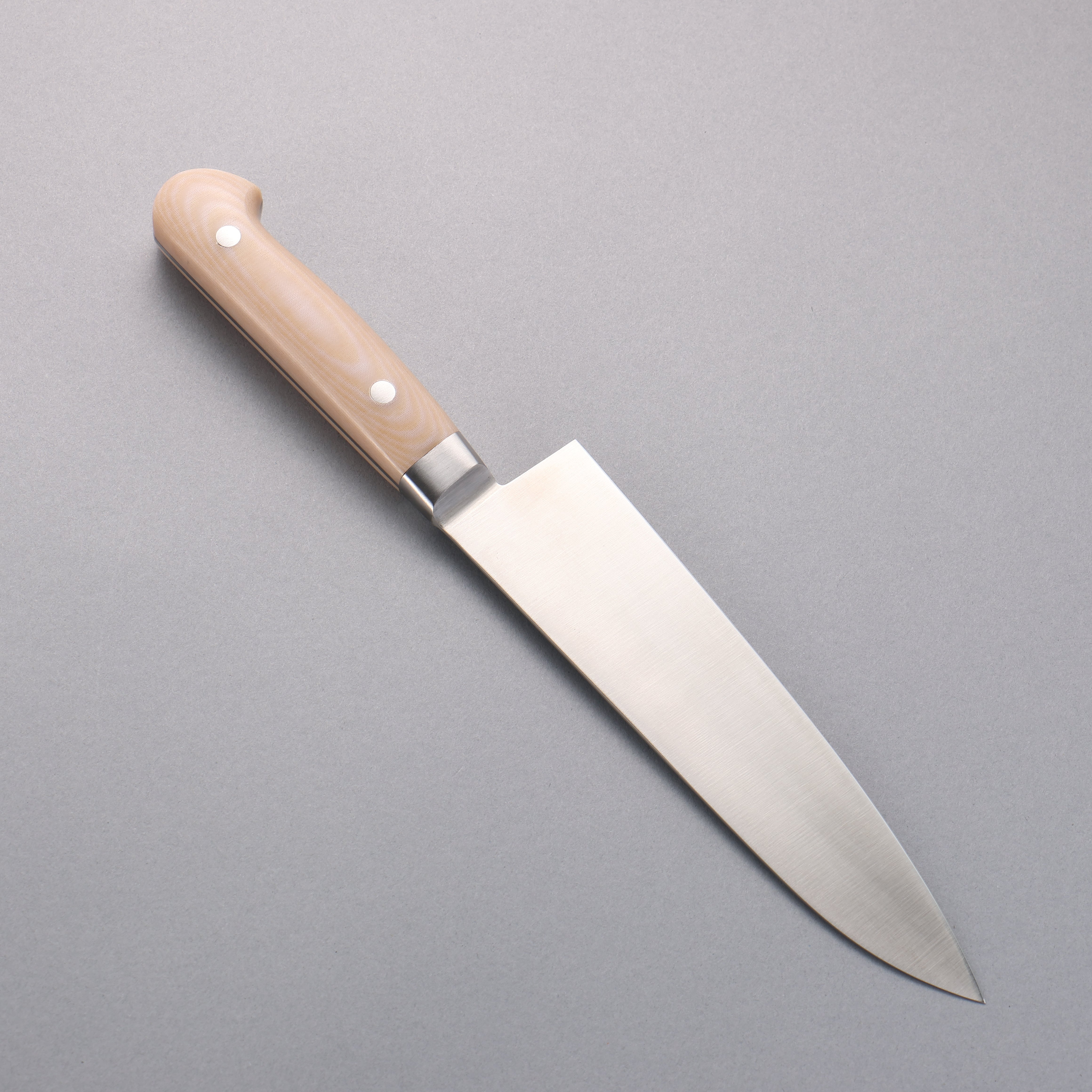 Premium Anne Stainless Steel Gyuto Chef Knife 180mm with Micarta Handle - Professional Japanese Kitchen Knife for Slicing, Dicing & Meat Cutting