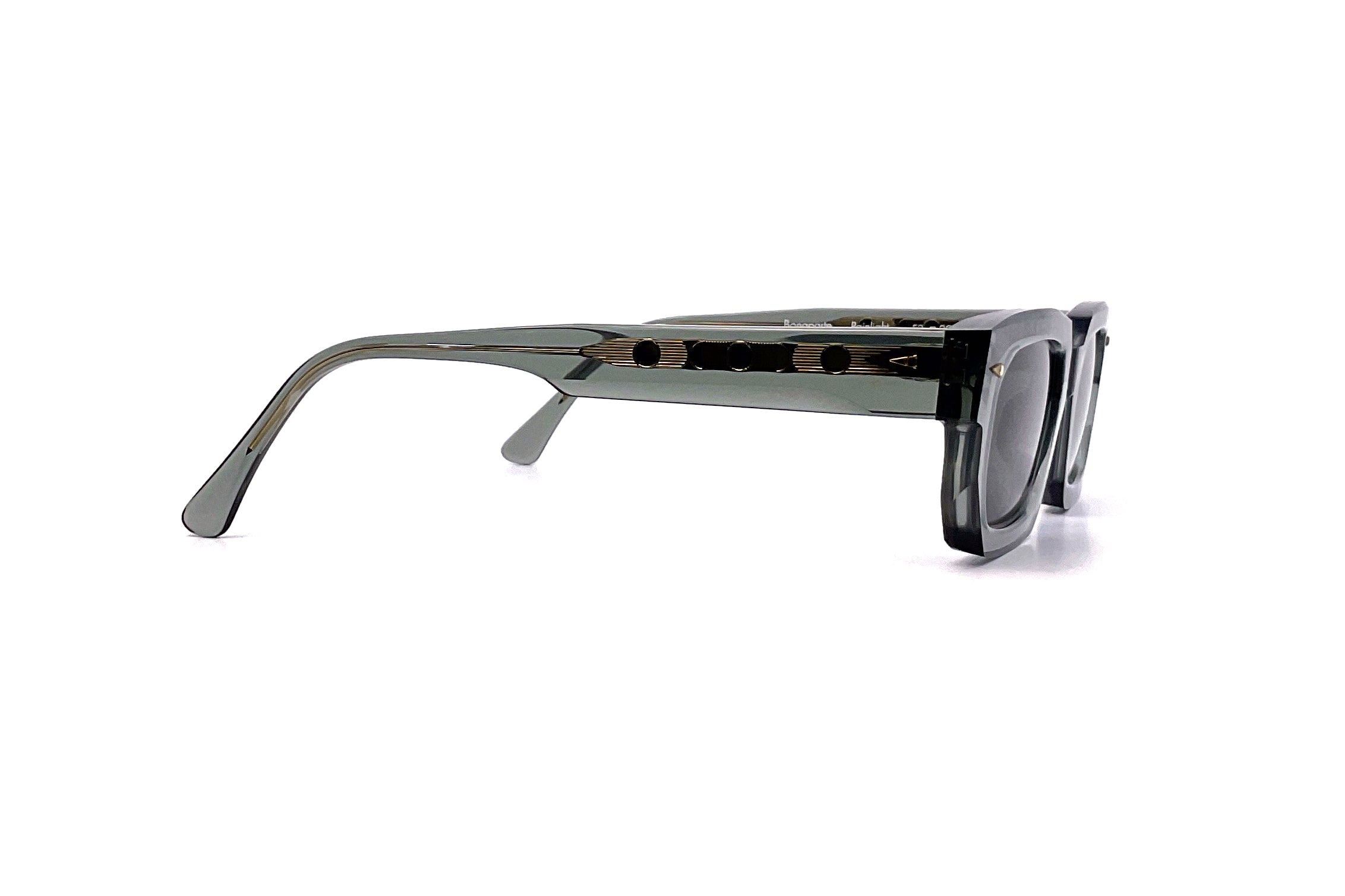 Ahlem Bonaparte Sunglasses (Rainlight | Dark Green) - Stylish UV Protection for Outdoor Activities & Fashion