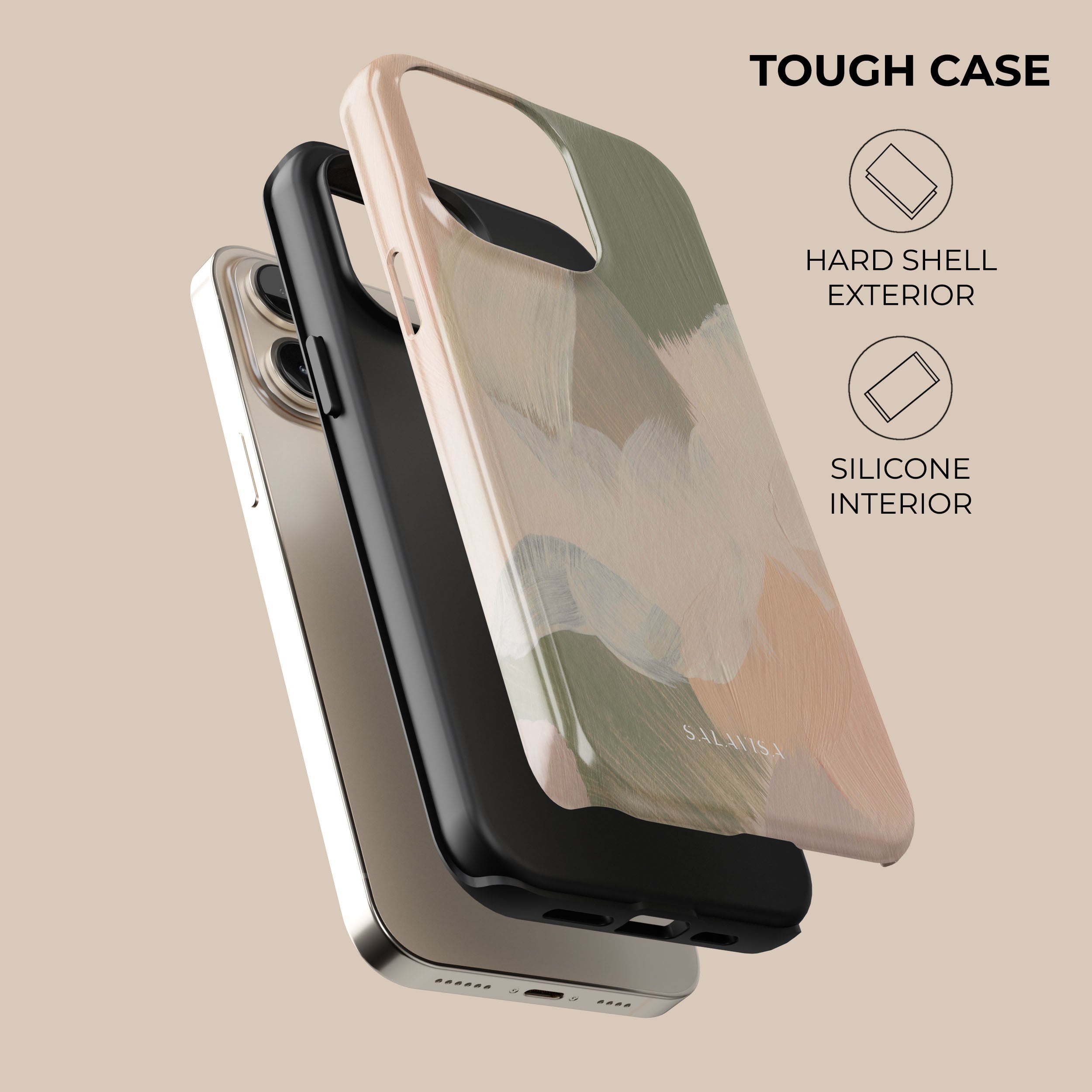 Lush Escape iPhone Case - Premium Protective Phone Cover for iPhone 15/14/13/12/11 Pro Max - Slim Shockproof Durable Design - Perfect for Travel, Outdoor Adventures & Daily Use