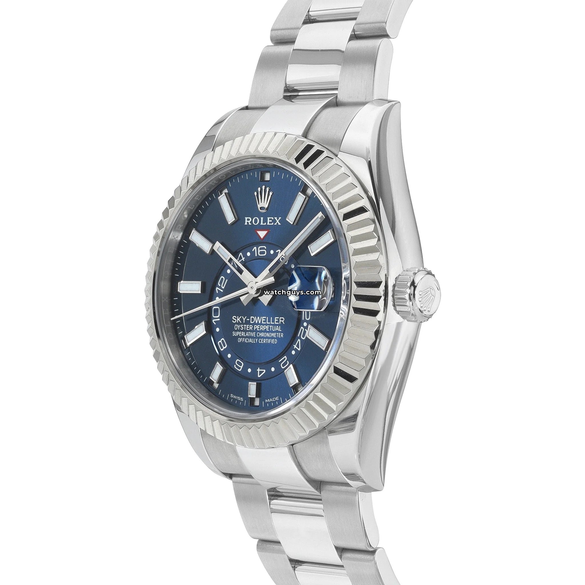 Rolex Sky-Dweller 326934 Blue Dial Men's Luxury Watch - Perfect for Business, Travel & Special Occasions