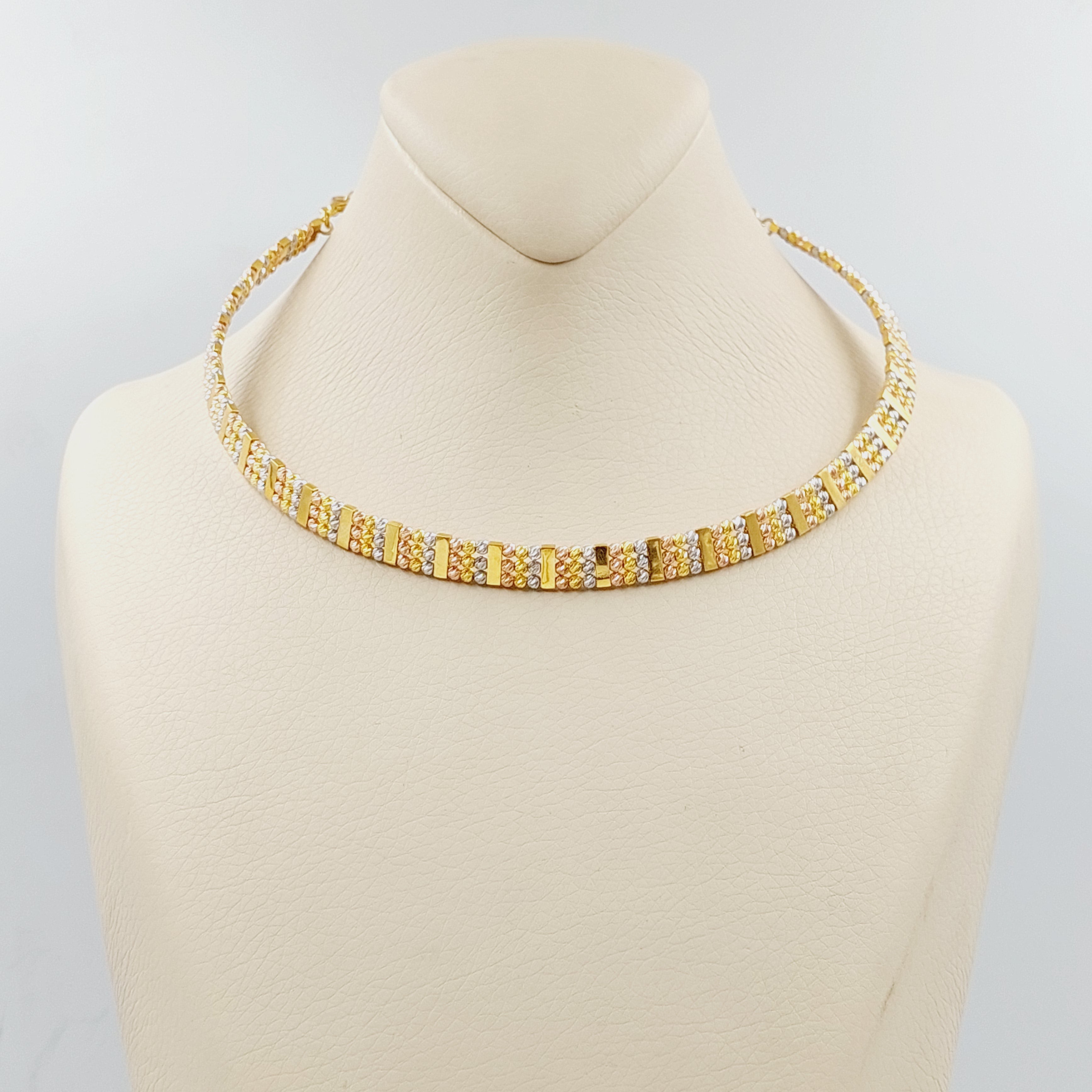 21K Gold Plated Choker Necklace for Women - Elegant Layering Piece for Parties, Weddings & Everyday Wear