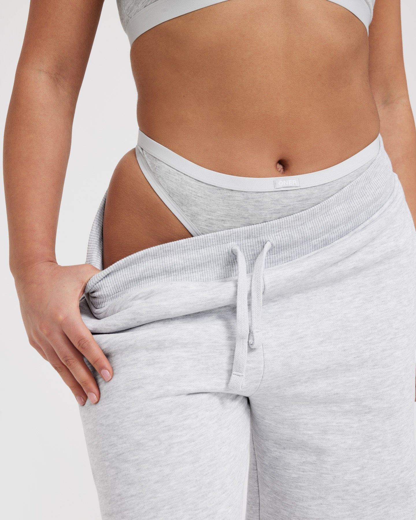 Soft Classic Thong | Grey Marl | Comfortable Women's Underwear | Perfect for Everyday Wear & Lounge