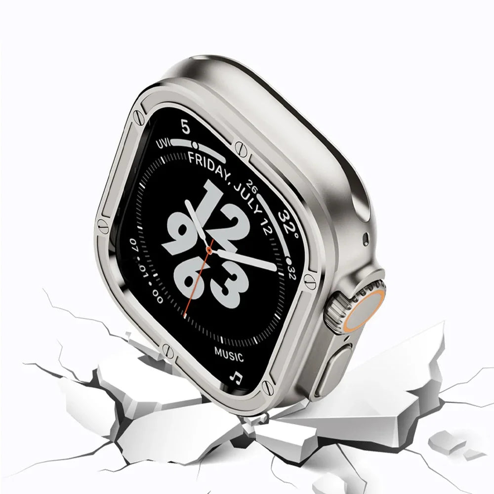 Premium 316L Stainless Steel Protection Ring for Ultra 49mm Smartwatch - Durable Scratch-Resistant Band for Workouts, Outdoor Activities & Daily Wear
