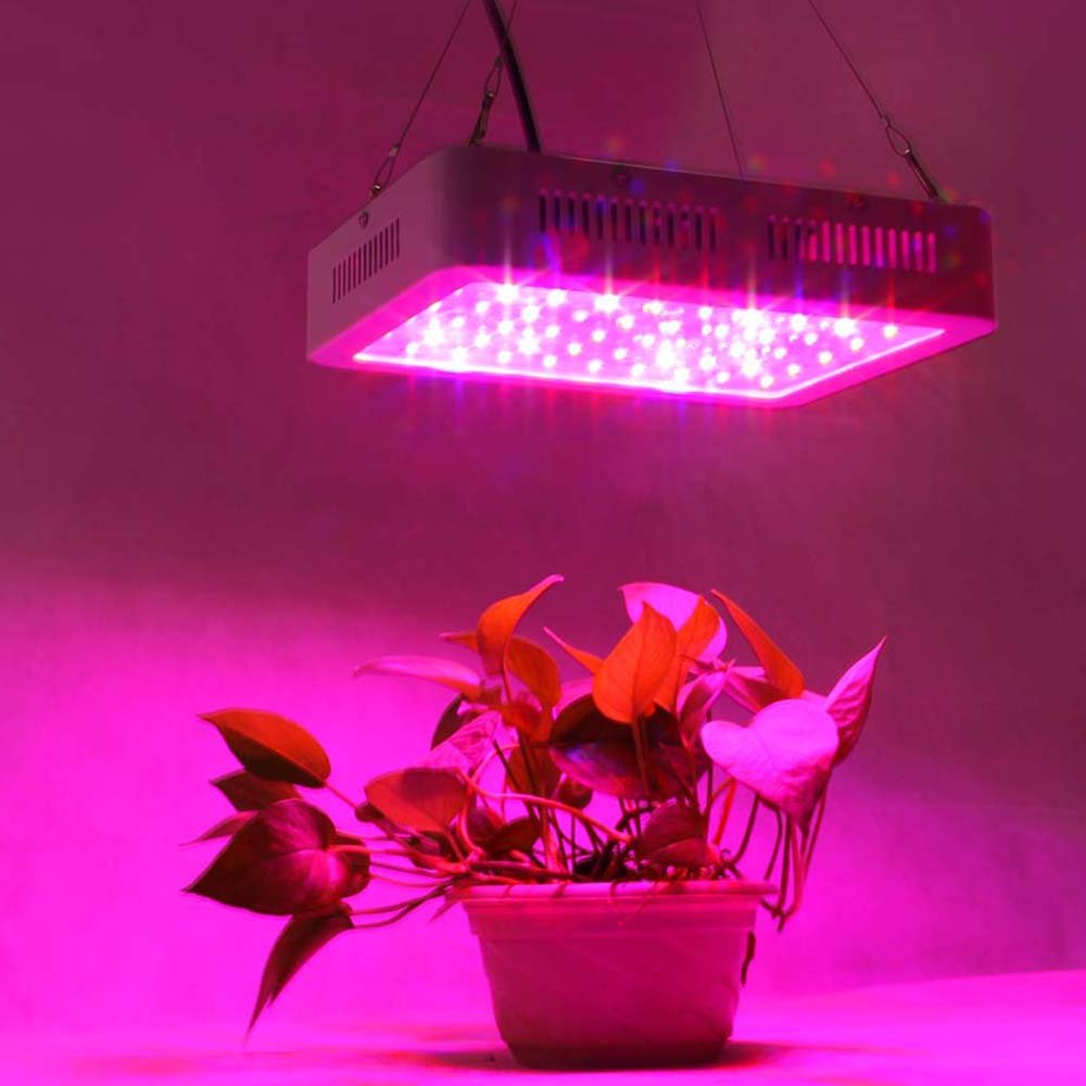 600W Full Spectrum LED Grow Light for Indoor Plants - Dual Chip 380-730nm Plant Growing Lamp with Hanging Kit - Ideal for Hydroponics, Greenhouse, Seedlings, Vegetables & Flower Growth