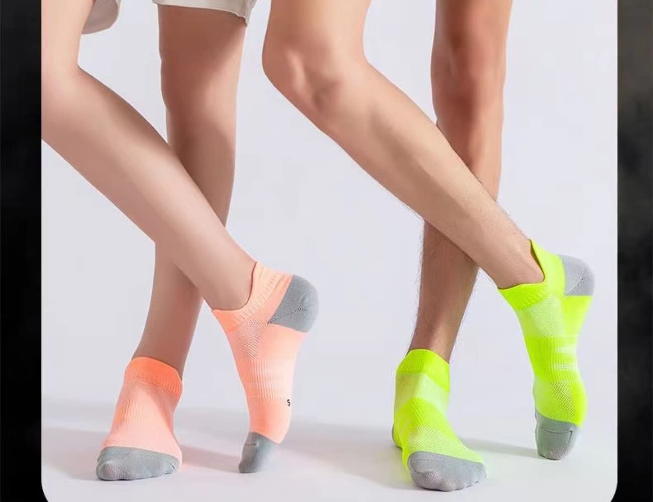6 Pairs Women's Athletic Running Socks - Breathable Cushioned No Show Ankle Socks for Workout, Sports & Gym - Perfect for Running, Yoga & Daily Wear