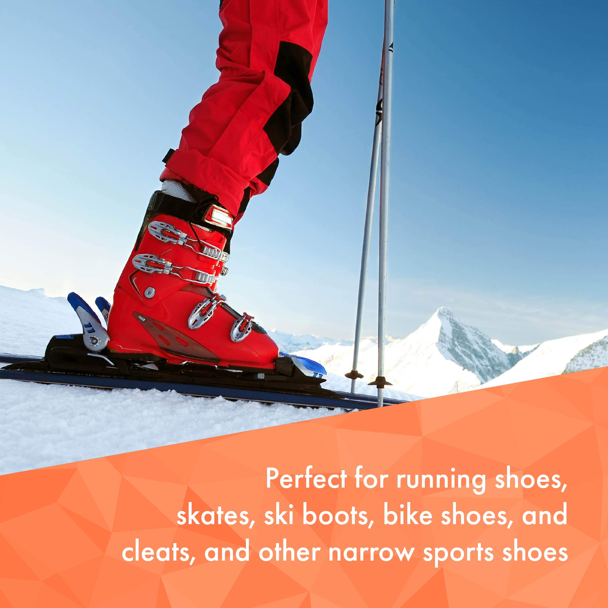 Powerstep Archmolds Lean Orthotic Insoles - Heat Moldable Shoe Inserts for Slim Cushioning & Full Foot Support (Orange) - Perfect for Running, Walking & All-Day Comfort