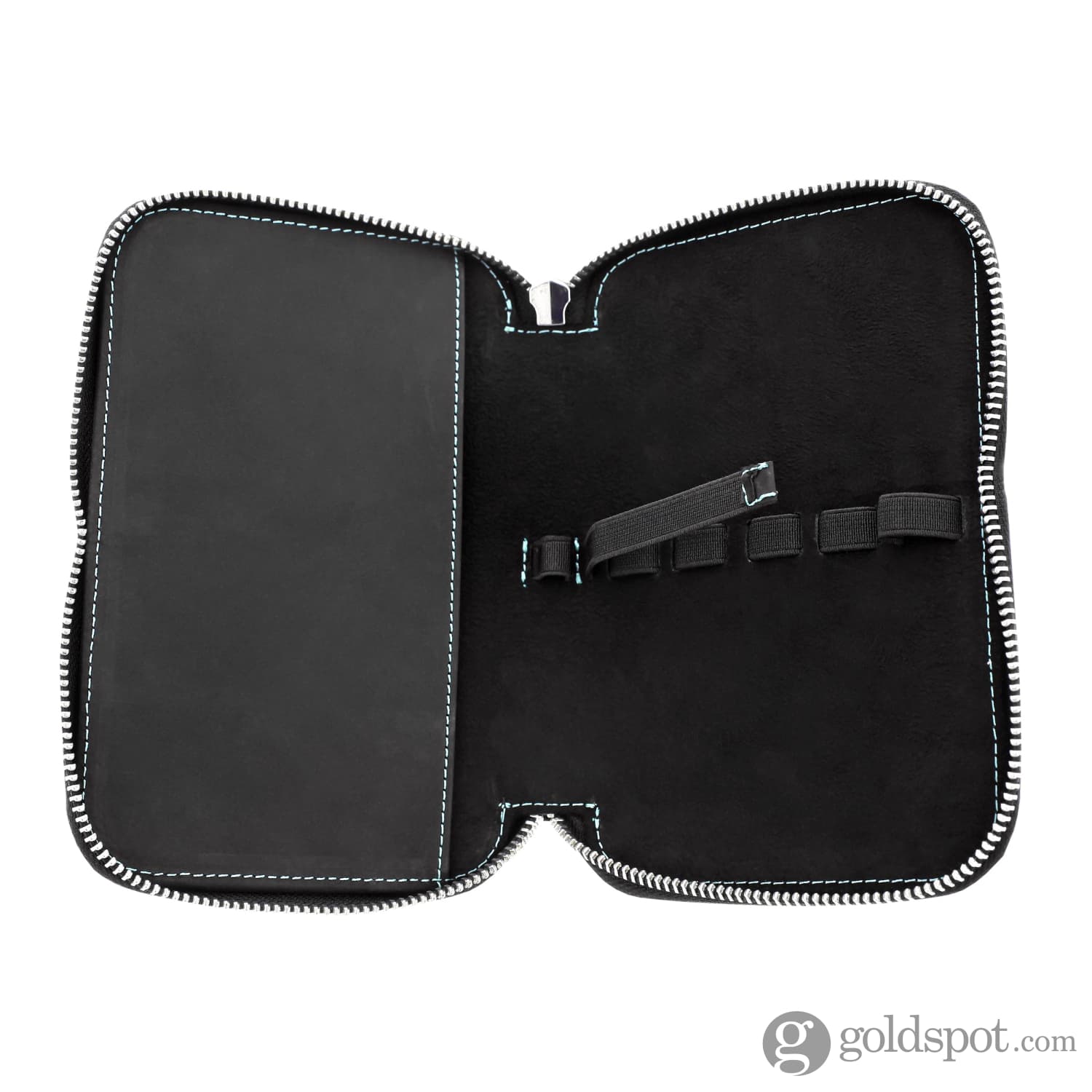 Premium Leather Adjustable 5-Pen Holder Pouch - Black | Perfect for Office, School & Travel Organization