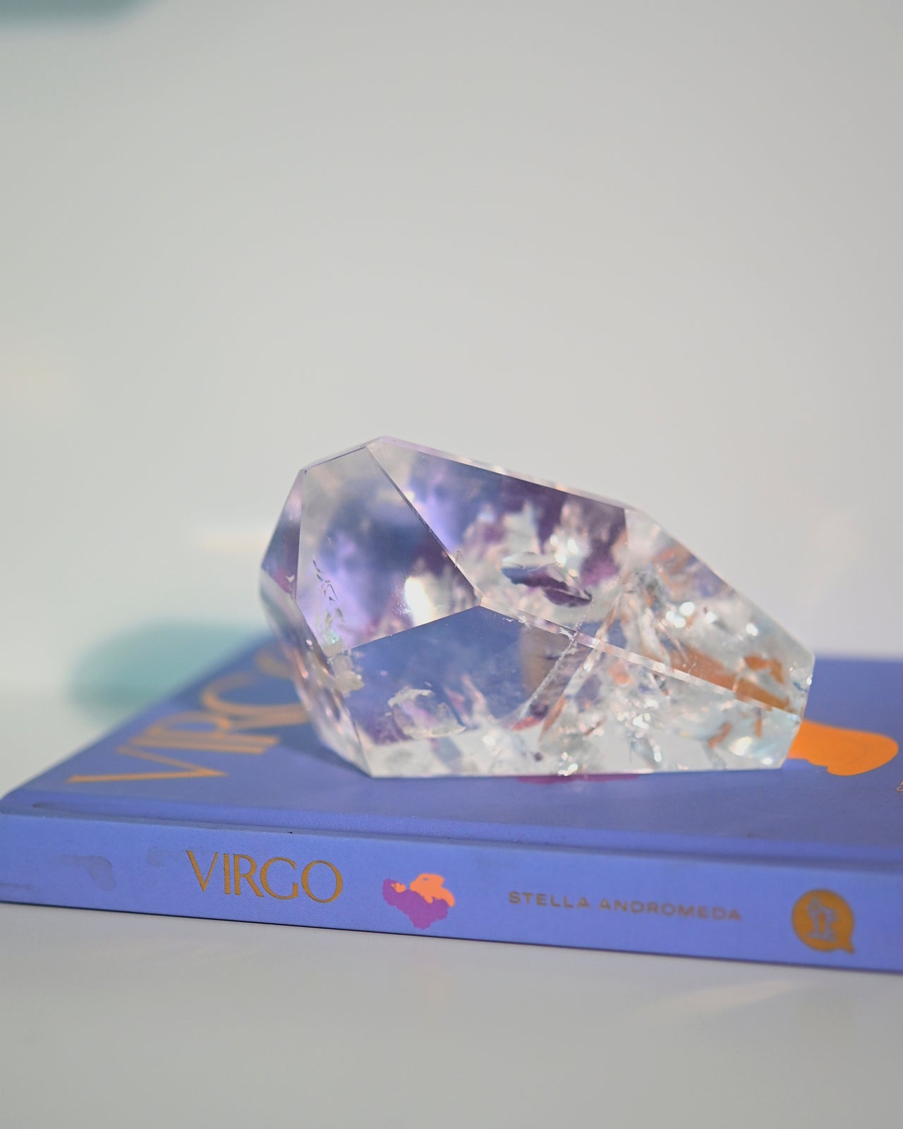 4 Inch Clear Quartz Geometric Crystal - Perfect for Meditation, Home Decor & Healing | Natural Stone for Energy Work & Spiritual Gifts