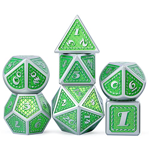 Green With Matt Silver Edge