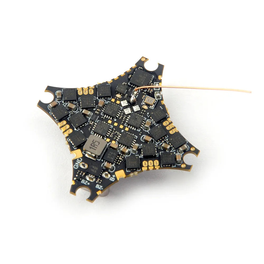 Happymodel SuperX HD ELRS 1-2S AIO Flight Controller with Built-in 12A ESC and UART ELRS Receiver for Digital Whoop Drones - Perfect for FPV Racing and Indoor Flying