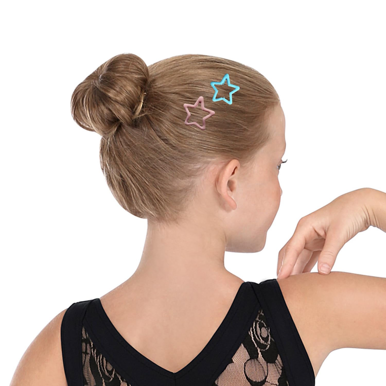 43pcs Brown Snap Hair Clips for Women & Girls - 3 Inch U-Shaped Bobby Pins for Ballet, Dance, and Everyday Hairstyling - Hair Accessories Kit with Secure Hold