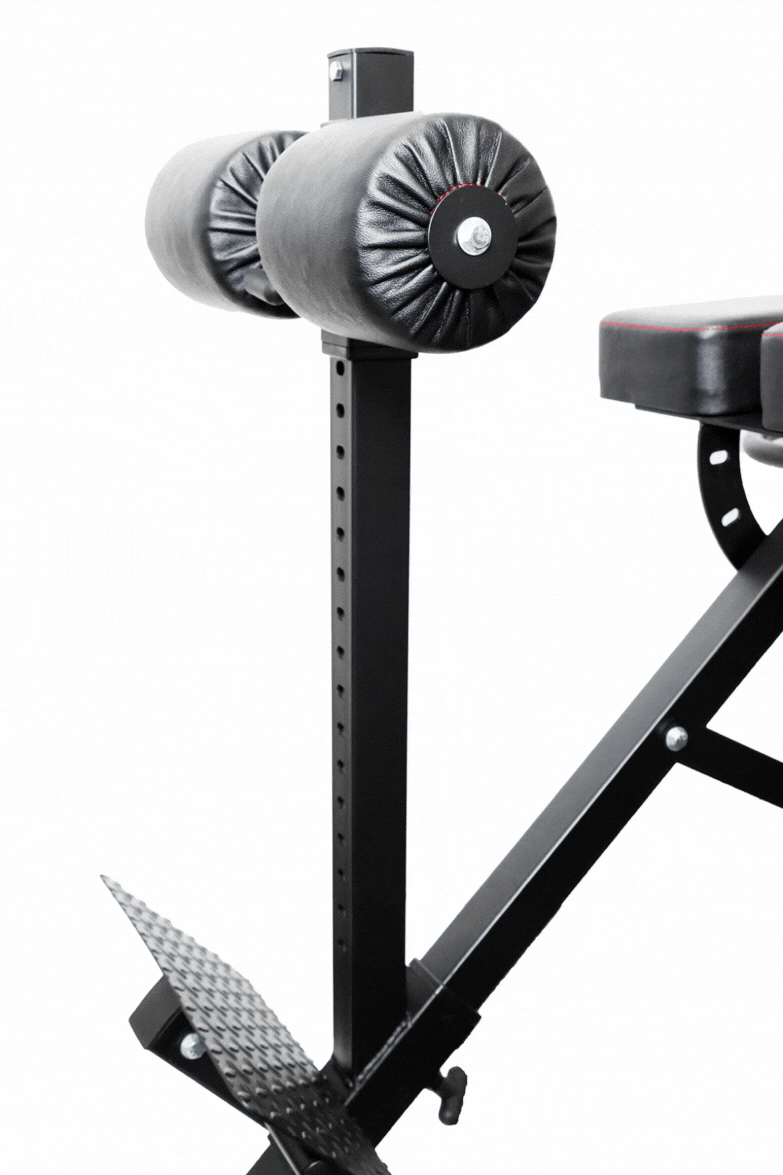 Hyper Extension Roman Chair for Home Gym - Abdominal & Back Workout Equipment for Core Strength Training - Perfect for Fitness Enthusiasts & Athletes